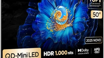 TCL C6KS 50”: QD-Mini LED 4K para sala média