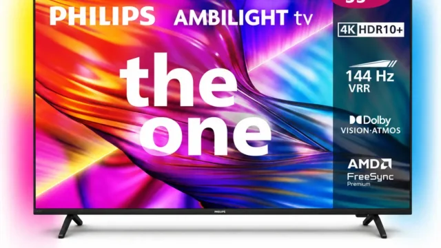 Philips The One 55PUG8929: Ambilight e 144 Hz no uso diário