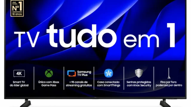 Samsung Smart TV 70" Crystal UHD 4K 70DU8000: serve para sala ou entretenimento em família