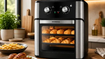 Mondial AFON-12L-AB: Air Fryer Oven 12L para família