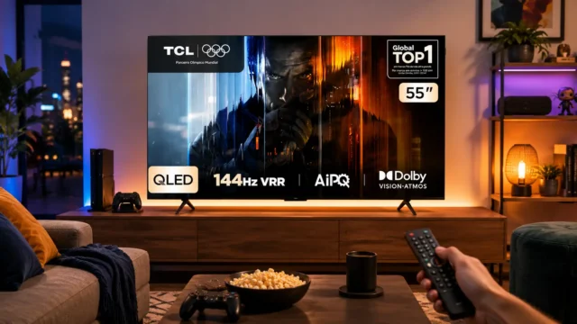 TCL P8K 55” 4K: QLED e 144Hz fazem diferença para você?