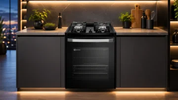 Electrolux FE4BB: embutir com 4 bocas e VaporBake