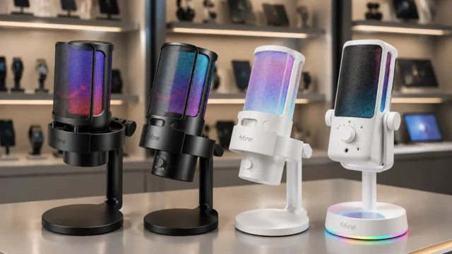 Microfones FIFINE: 4 opções de USB para streaming e jogos