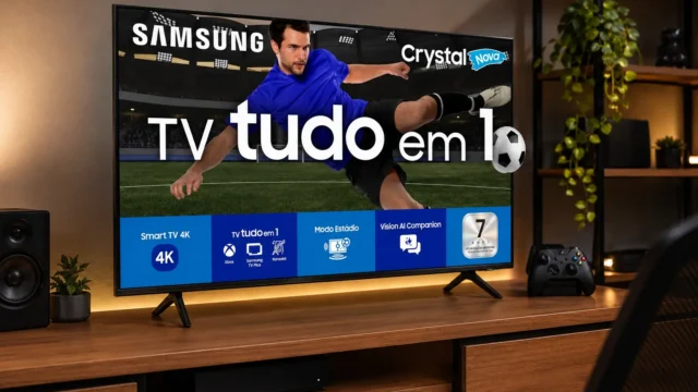 Samsung Smart TV 55" Crystal UHD 4K U8600F: boa para streaming e jogos?