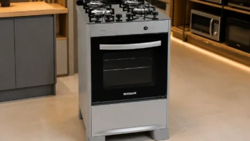 Suggar Fogão Neo Glass: serve bem em cozinhas compactas