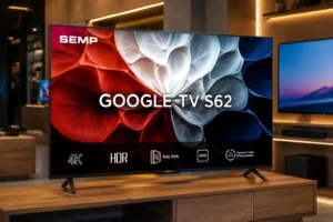 Smart TV 65" SEMP 4K UHD LED HVA Google TV 65S62: bom para sala de entretenimento