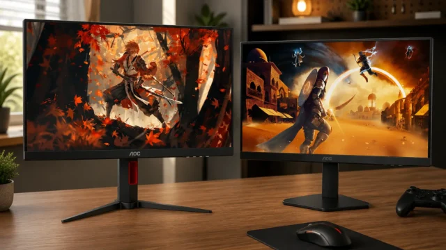 Monitor AOC 24” 180Hz: 4 opções para jogos e uso competitivo