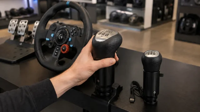 Câmbio Logitech ou volante completo: veja antes de montar seu simulador sem errar