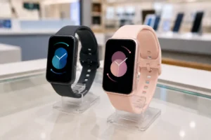 Antes de comprar o Galaxy Fit3, veja se a cor ou o modelo muda a escolha