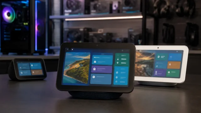 Echo Show 8 ou Echo Show 5: onde a tela maior e o áudio espacial mudam a experiência de casa inteligente
