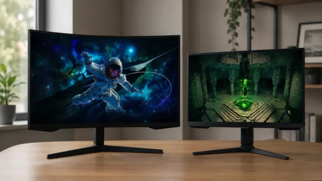 Monitor Odyssey G5 32 ou G4 25: imersão ou 240 Hz?