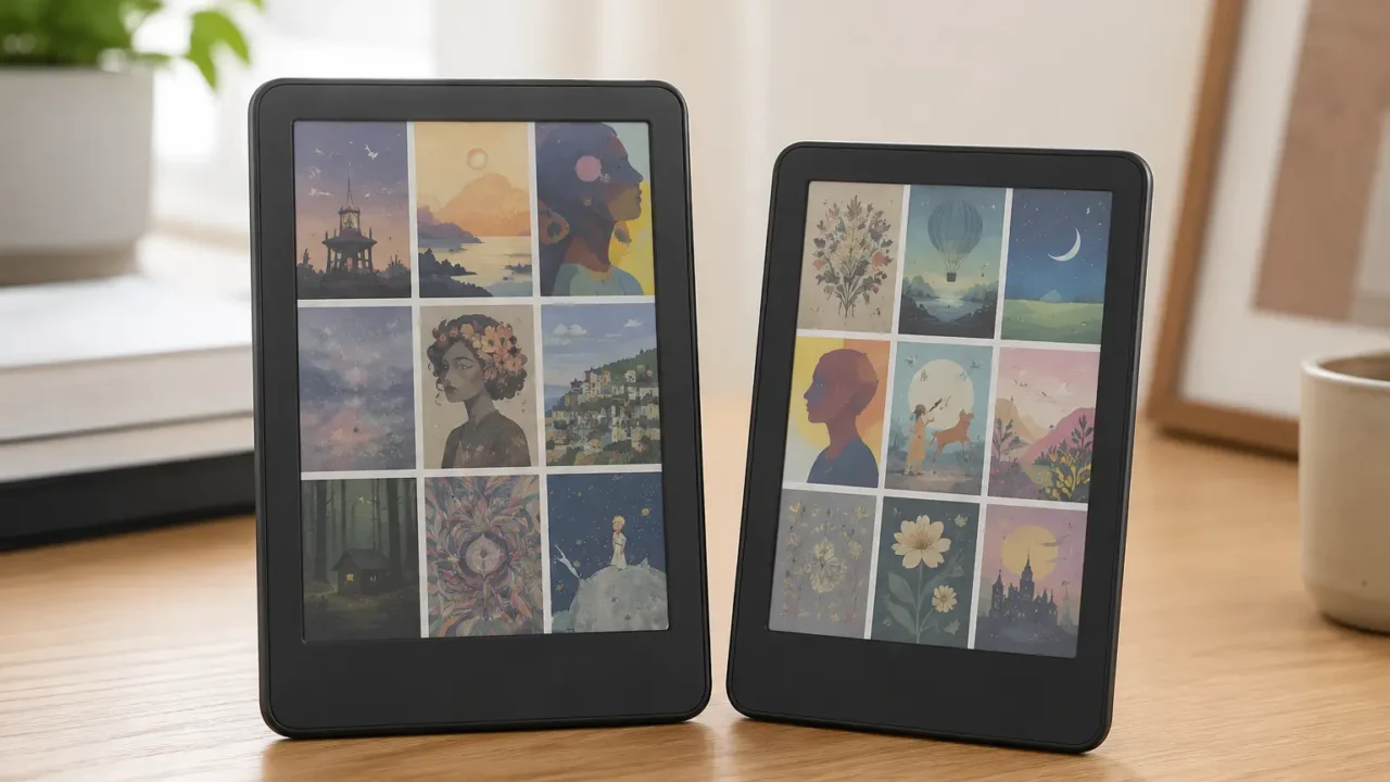 Kindle Colorsoft 16 GB ou Signature 32 GB: quais extras importam?