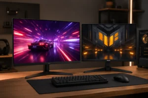 LG UltraGear 180 Hz ou ASUS TUF 200 Hz: o que pesa mais?