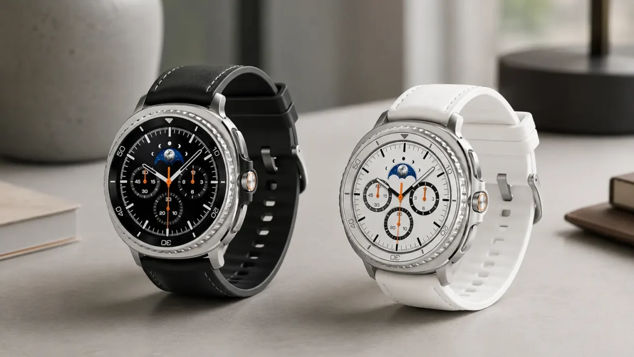 Samsung Galaxy Watch8 Classic: preto ou branco, a diferença é só o preço?