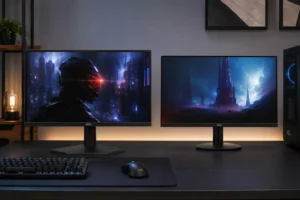 AOC 24G50F vs 27B35H: tela menor e mais rápida ou maior e mais imersivo?
