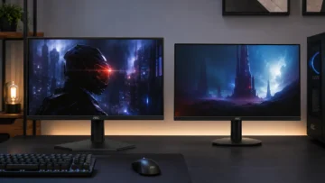 AOC 24G50F vs 27B35H: tela menor e mais rápida ou maior e mais imersivo?