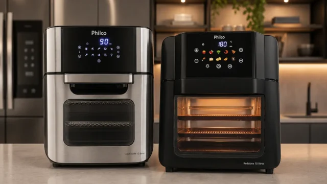 Philco Air Fryer 12L ou 15L: vale a diferença de 3 litros?