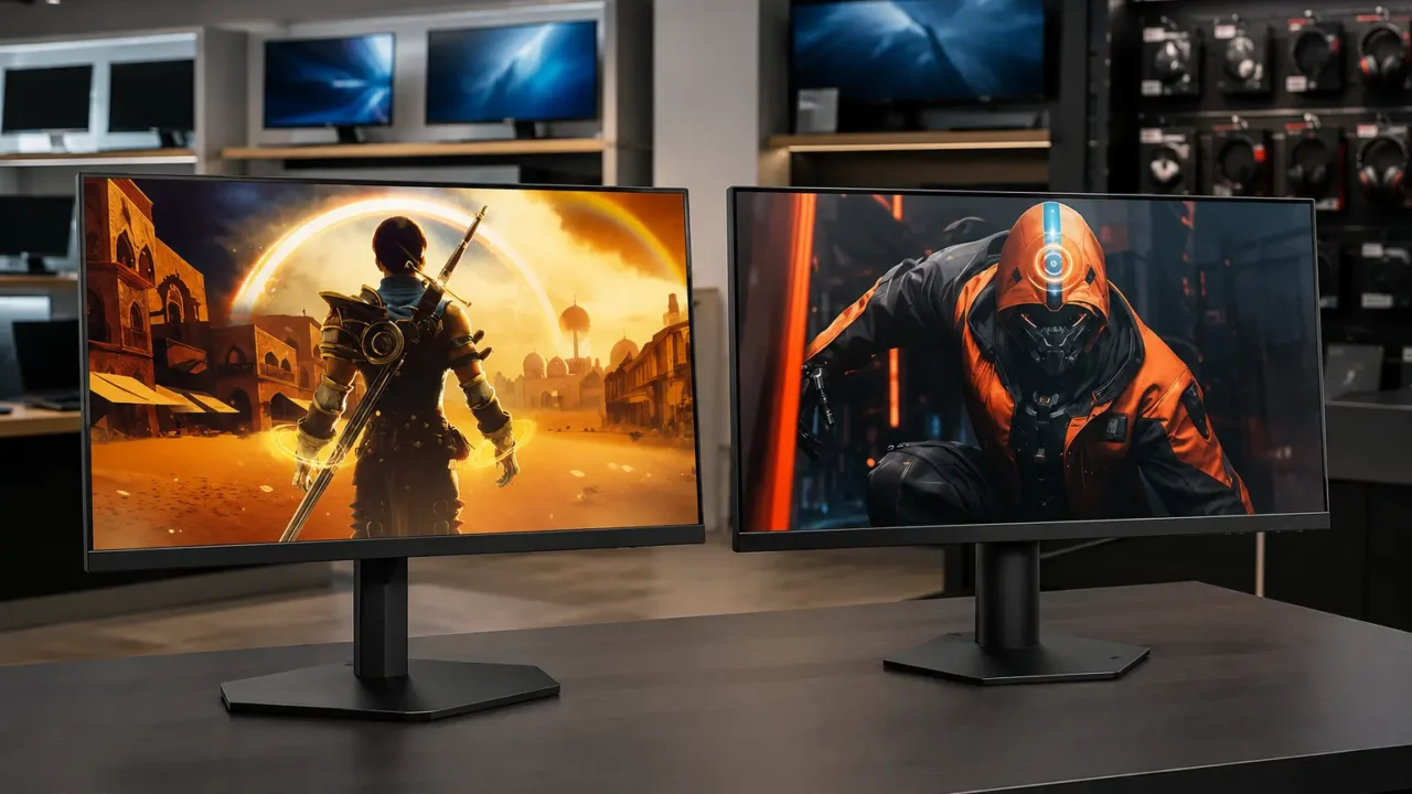 G42 leva 200Hz para quem joga competitivo; G50 entrega conforto visual