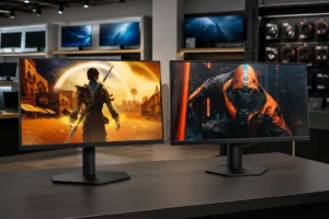 G42 leva 200Hz para quem joga competitivo; G50 entrega conforto visual