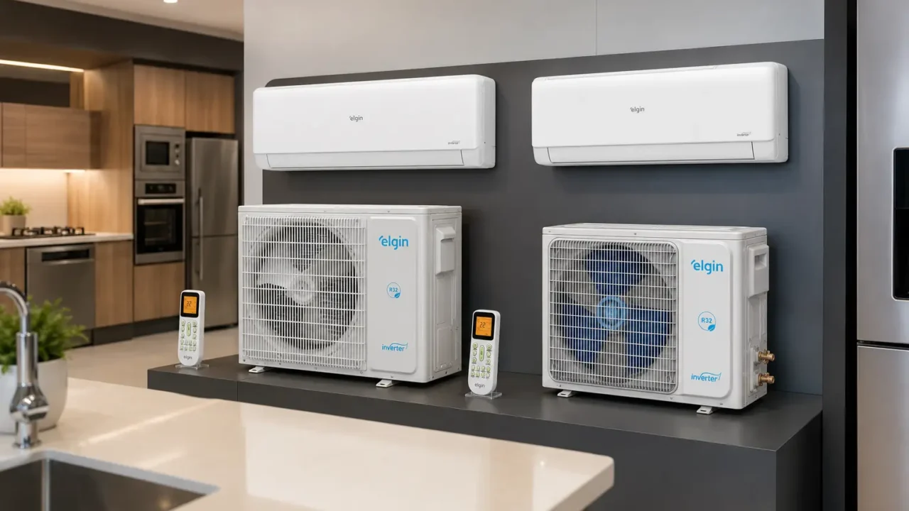 Elgin Eco Inverter II e Eco III: frio ou aquecimento definem uso