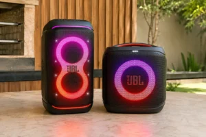 JBL PartyBox Encore Essential 2 ou Stage 320: porte define o uso