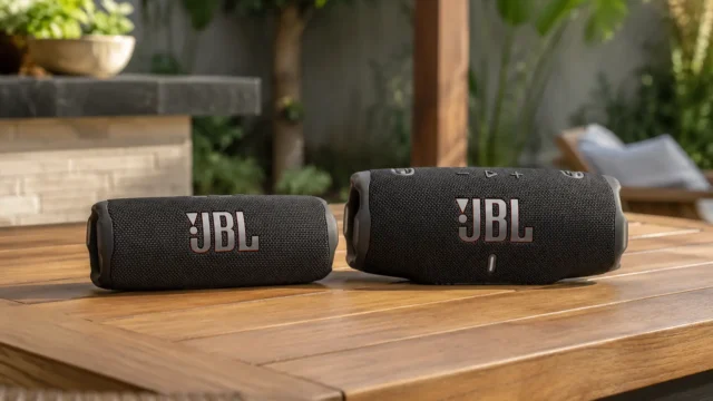 JBL Flip 7 ou Charge 6: mobilidade ou mais bateria e potência