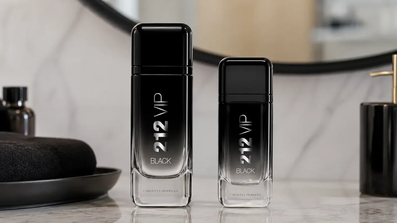 212 Vip Black 200 ml ou 100 ml: o desempate está no frasco