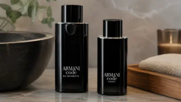 Armani Code EDT ou Parfum: a escolha está no perfil olfativo