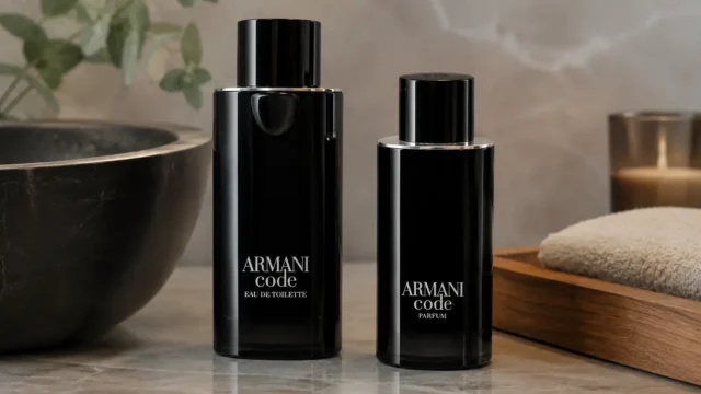 Armani Code EDT ou Parfum: a escolha está no perfil olfativo