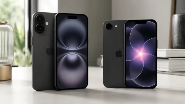 iPhone 17e 256 GB prioriza espaço; iPhone 16 amplia as câmeras