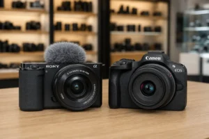 Sony ZV-E10 ou Canon EOS R50: a escolha muda pelo uso