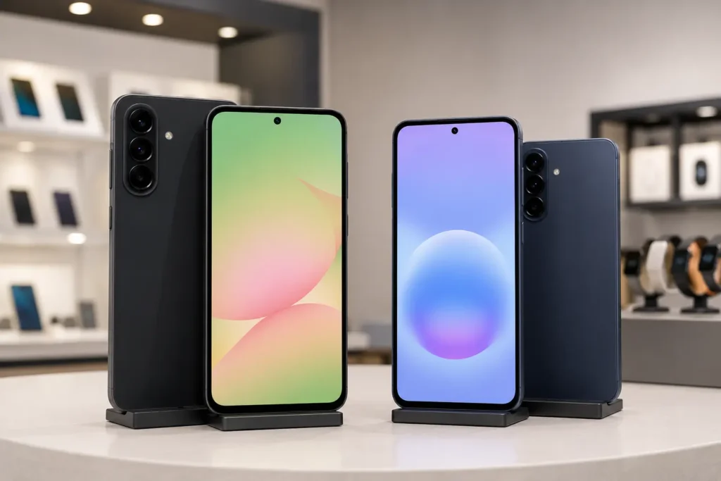 Galaxy A56 ou A57: armazenamento ou recursos de nova geração