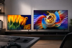 HQ QLED 55 ou TCL Q7D Pro 75: tamanho da tela muda a escolha