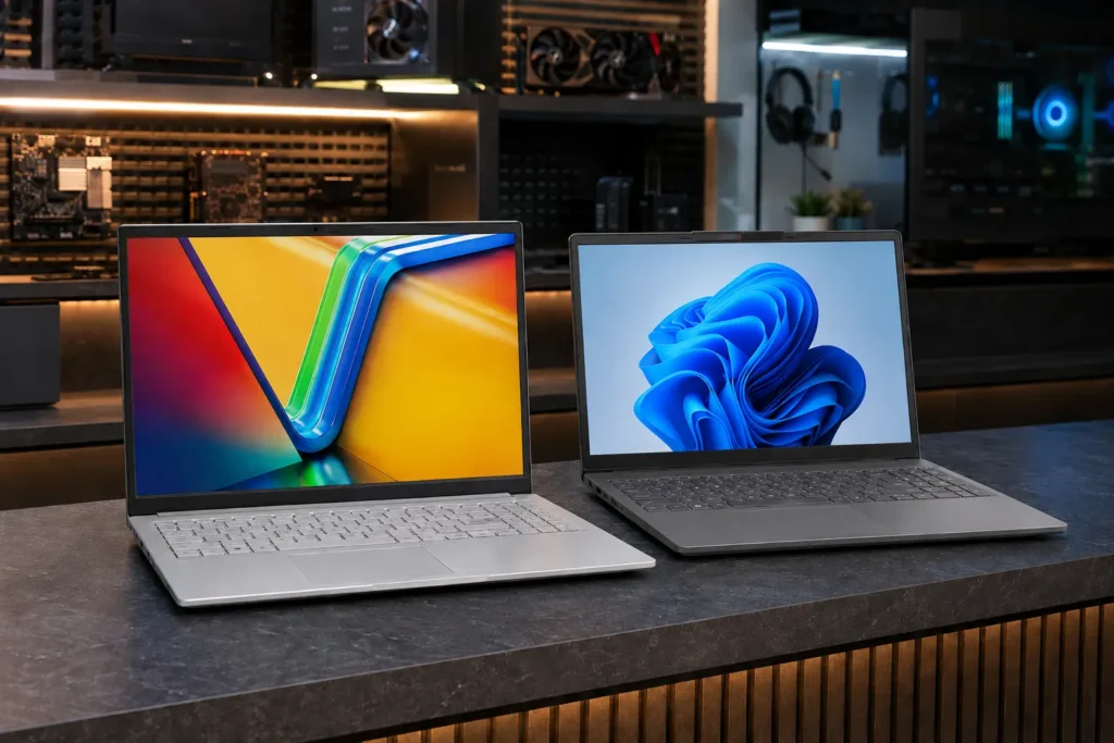 ASUS Vivobook 15 ou Lenovo IdeaPad Slim 3: memória muda a escolha