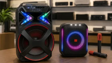 Caixa Mondial CM-400 ou JBL PartyBox Encore: perfis diferentes