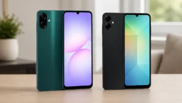 Galaxy A07 256GB e A06 5G: memória ou 5G define a escolha