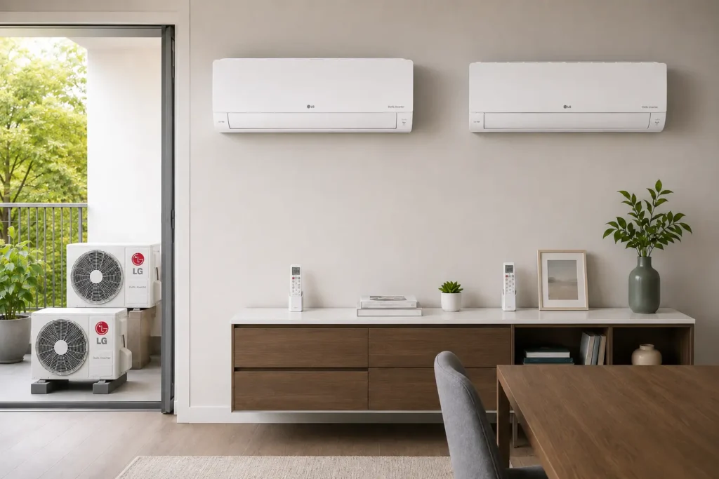 LG 9.000 BTUs quente e frio ou frio: a diferença está no uso