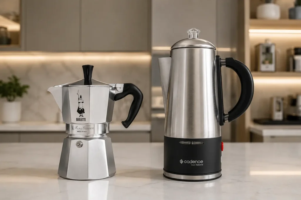 Bialetti Moka Express ou Gran Cadence: tradição ou praticidade