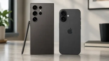 Galaxy S24 Ultra ou iPhone 16: a escolha é de sistema