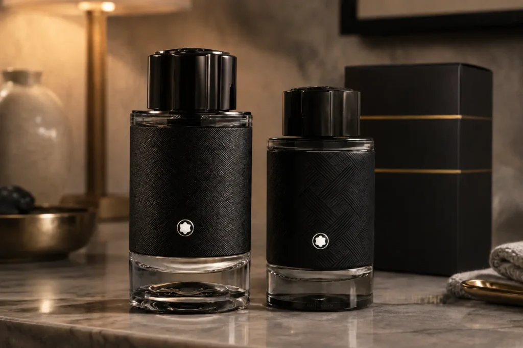 Montblanc Explorer ou Extreme Parfum: escolha pela proposta