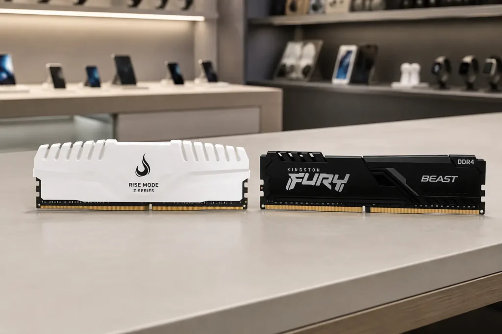 Rise Mode ou Kingston FURY: perfis diferentes em DDR4 16GB