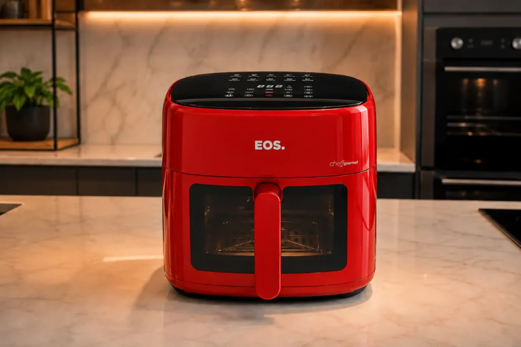 Air fryer EOS 6,2L ou 35L: quando cada formato faz sentido