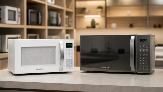 Micro-ondas Mondial 21L ou 34L: espaço define o uso