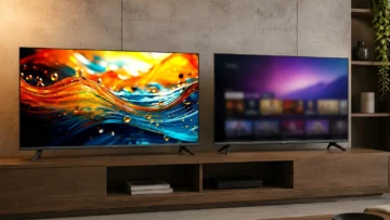 Smart TV 43" HQ Android 12 ou Philco Roku: a escolha muda pelo sistema