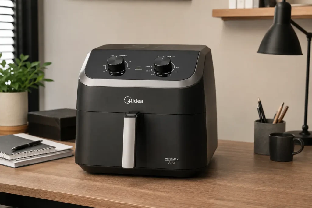 Midea 8,5L ou 5,5L: quando uma air fryer maior faz sentido?