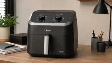 Midea 8,5L ou 5,5L: quando uma air fryer maior faz sentido?