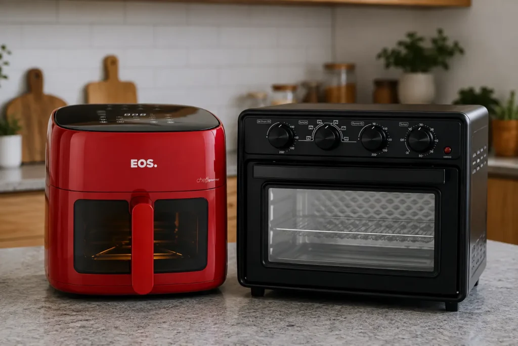 EOS Chef Gourmet ou Forno Air Fryer 35L: compacto ou maior volume