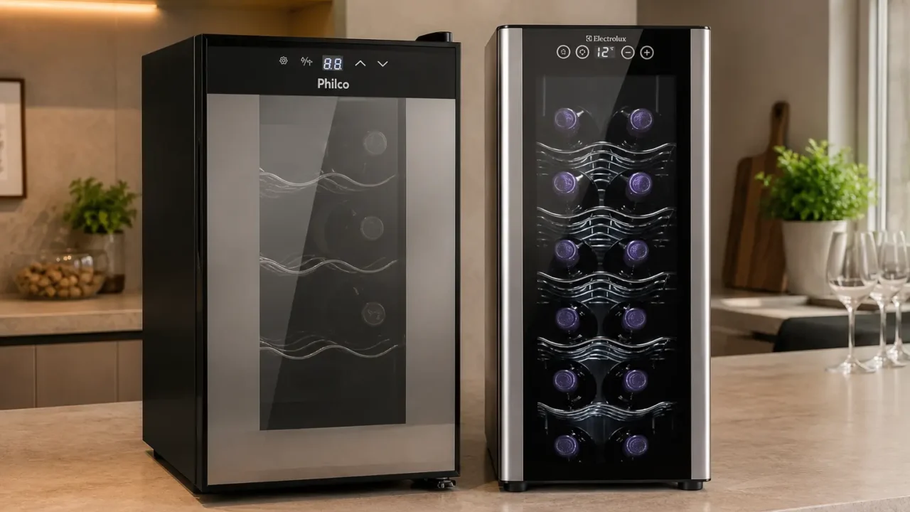 Philco PAD8 ou Electrolux ACB12: 8 ou 12 garrafas muda a escolha