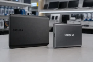 Toshiba Canvio Basics ou Samsung T7: 1TB, mas propostas bem diferentes