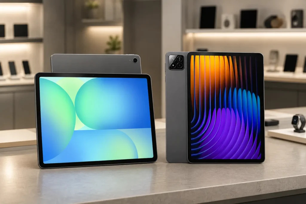 Galaxy Tab S10 FE ou Xiaomi Pad 7 Pro: IP68 ou tela 3,2K